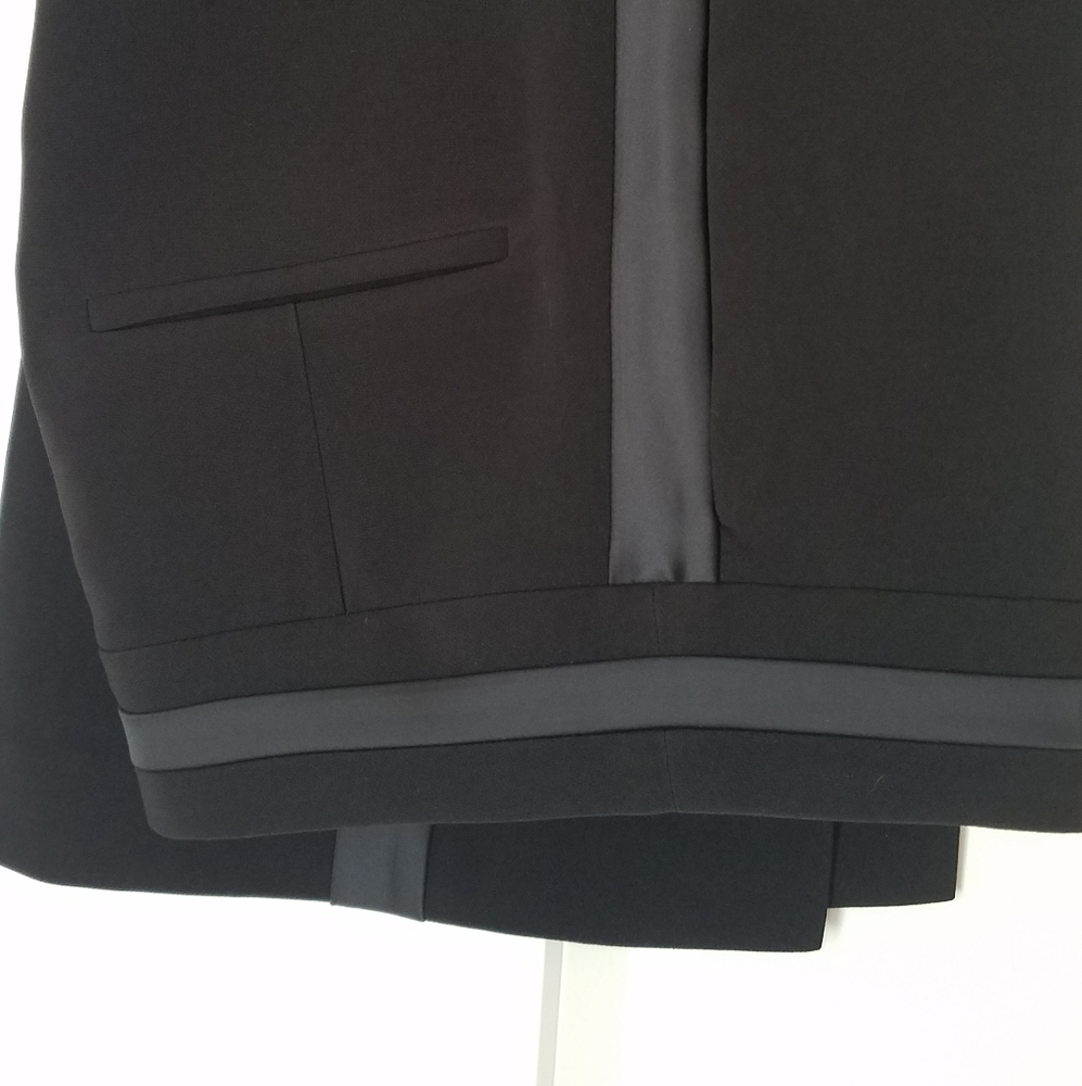 H&M Black Tuxedo Wide leg pants size 6